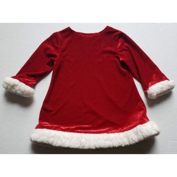 Bonnie Baby Red Sparkly Infant Dress - Picture 3 of 4